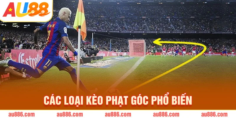 Các loại kèo phạt góc phổ biến